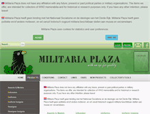 Tablet Screenshot of militariaplaza.nl
